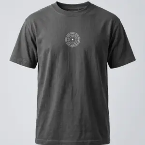 SMR Brand Bearing Tee charcoal front view