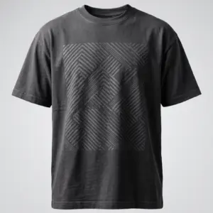 SMR Brand Carbon Tee charcoal front view