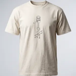 SMR Brand Exploded Minimal Tee bone front view