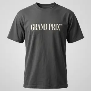 SMR Brand Grand Prix Tee graphite front view