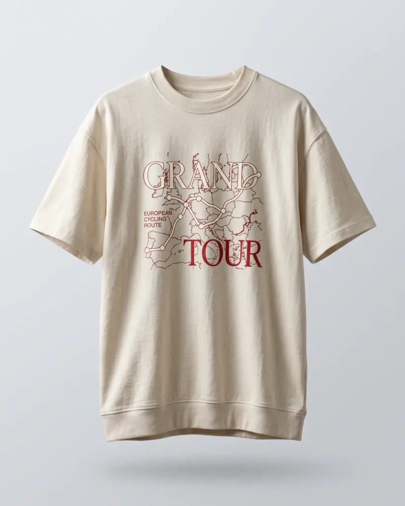 SMR Brand Grand Tour Tee bone front view