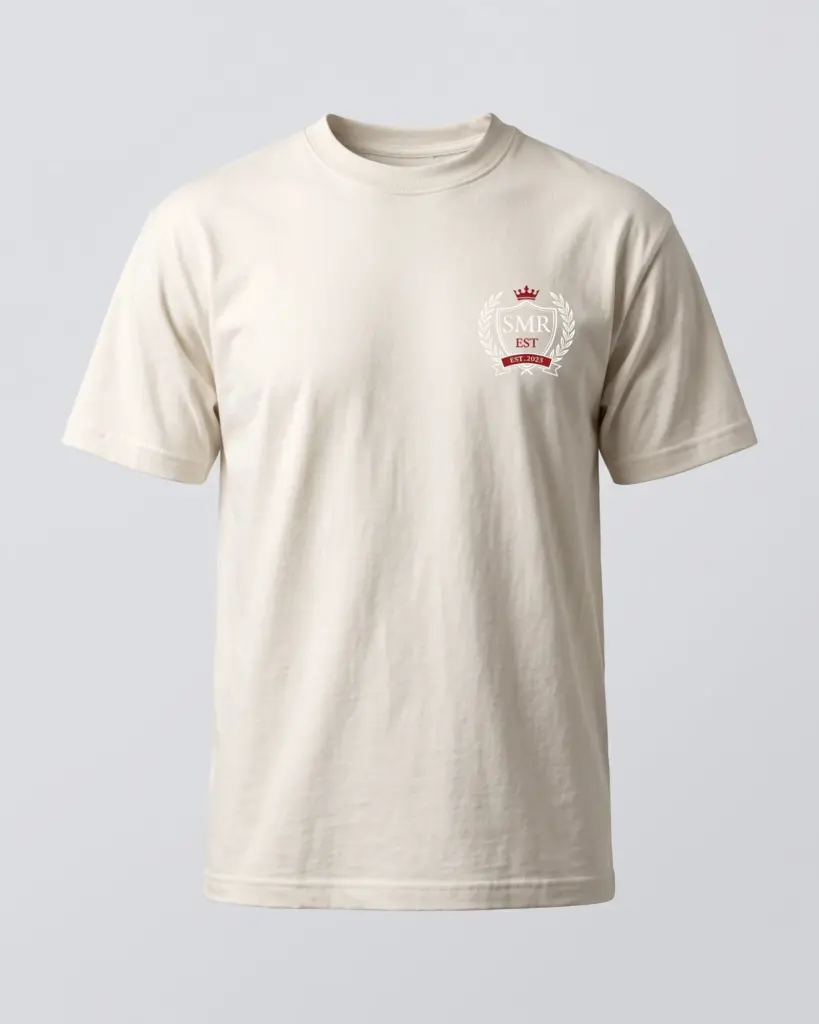 SMR Brand Heritage Tee bone front view