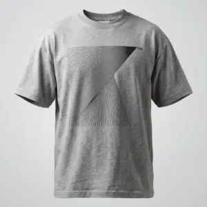SMR Brand Meridian Grand Tee grey front view