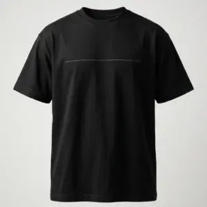 SMR Brand Meridian Tee black front view