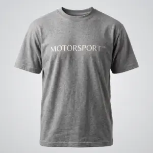 SMR Brand Motorsport Tee grey front view