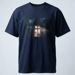 SMR Brand Nightfall Tee navy front view