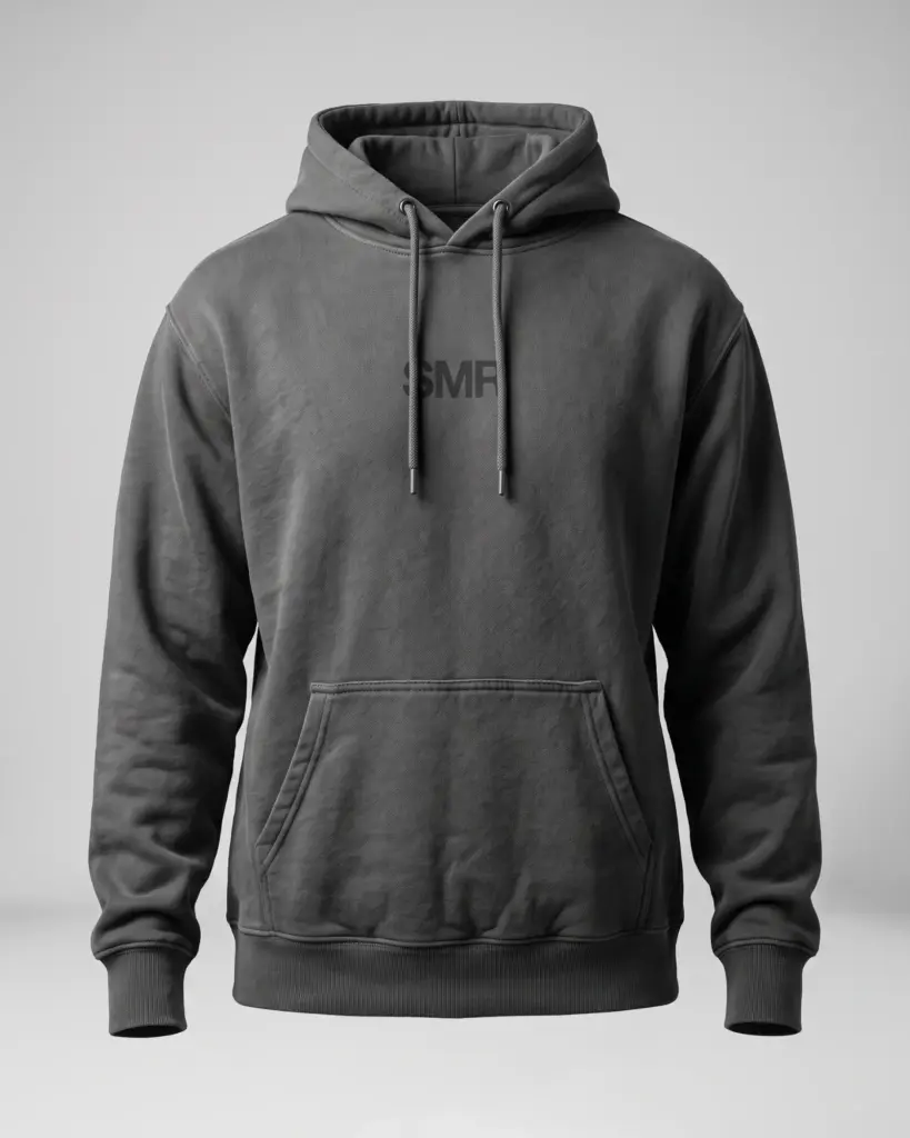 SMR Brand Null Hood charcoal front view
