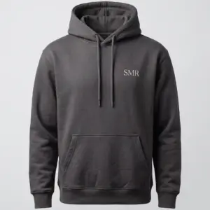 SMR Brand Numeral Hood charcoal front view