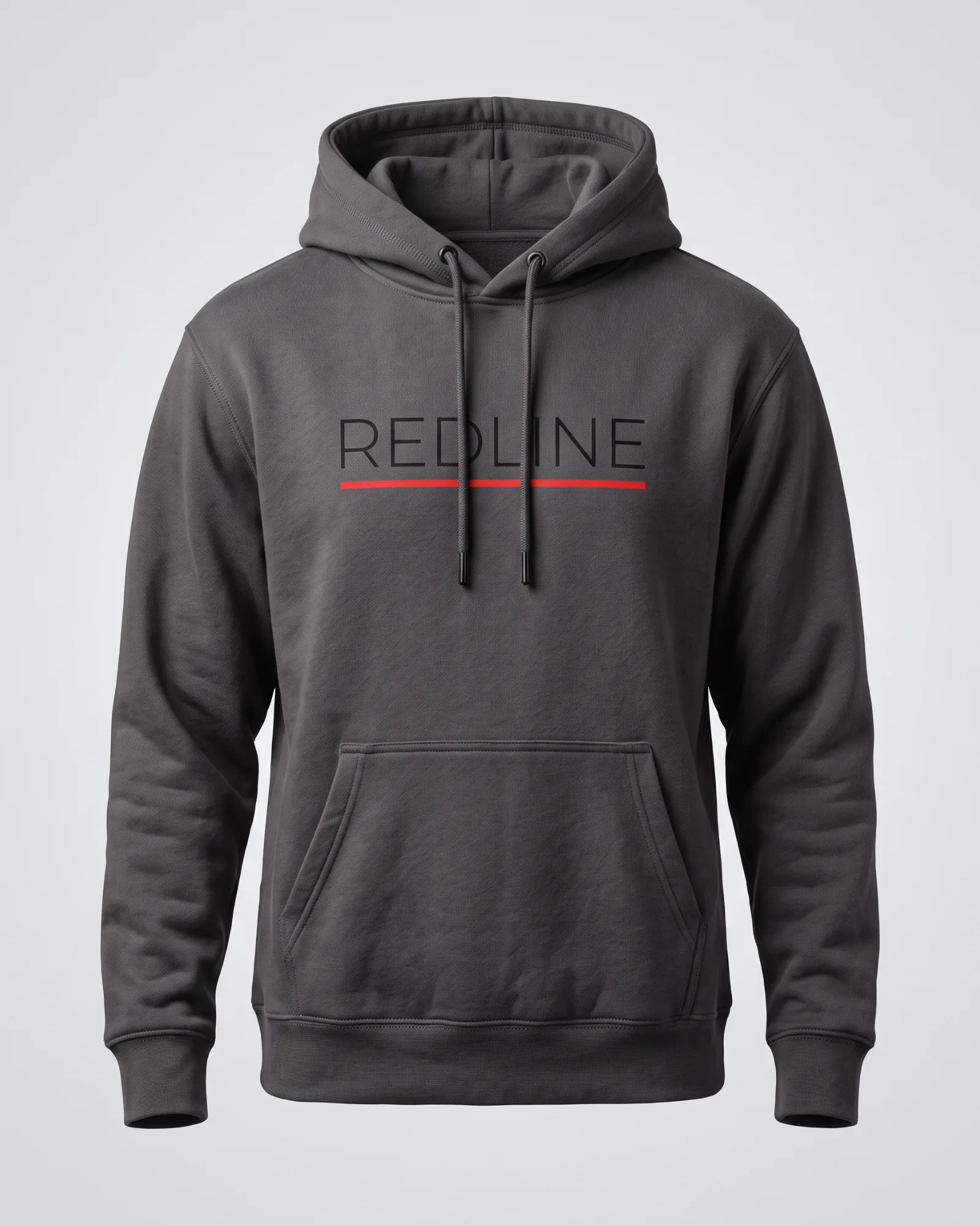 SMR Brand Redline Minimal Hood charcoal front view