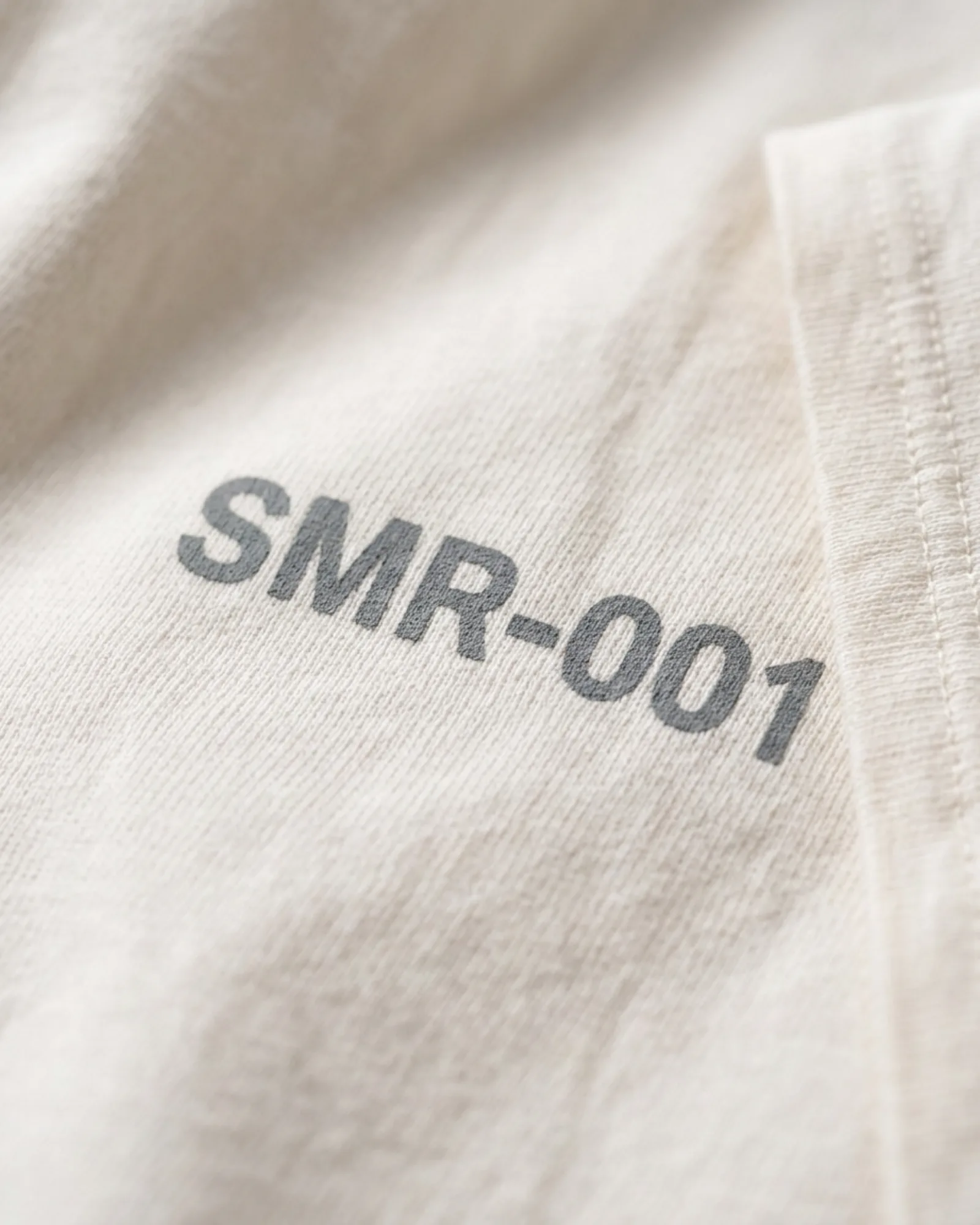 SMR Brand Serial Tee bone print detail