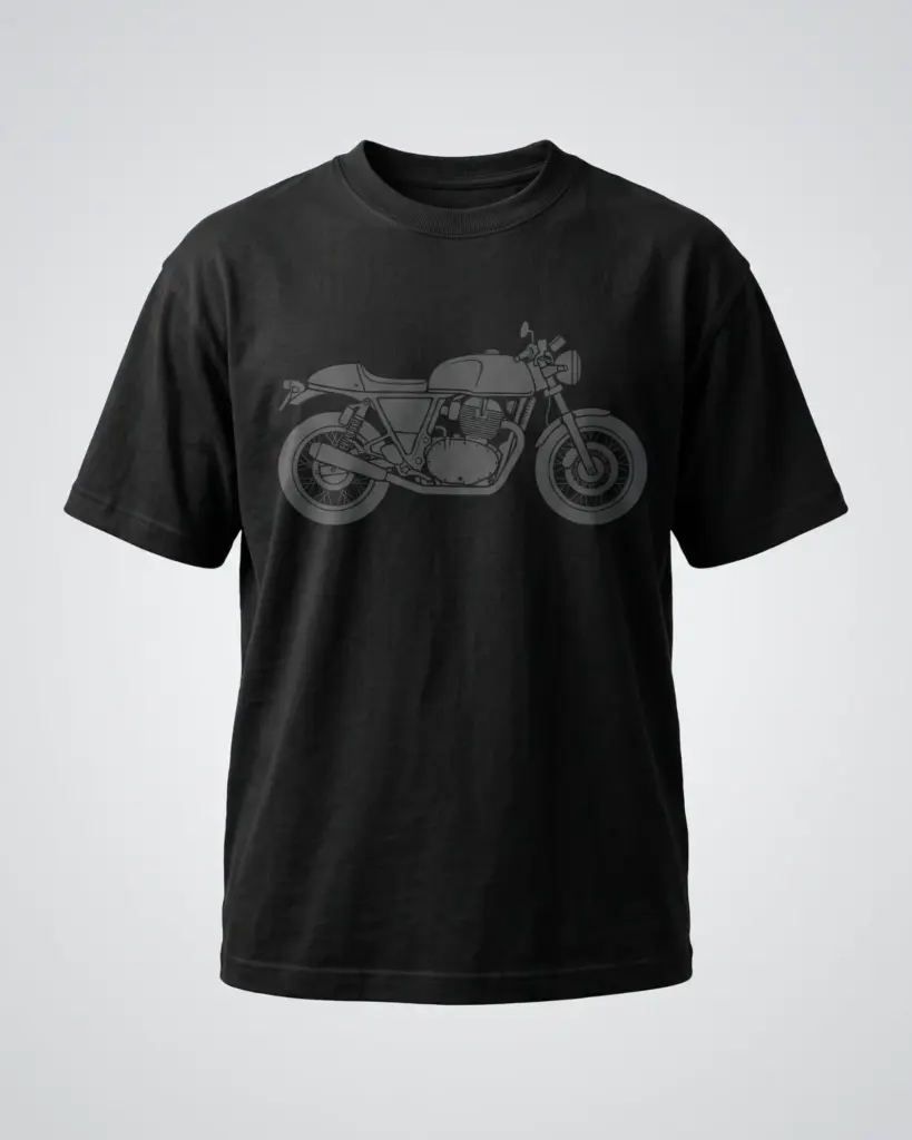 SMR Brand Silhouette Tee black front view