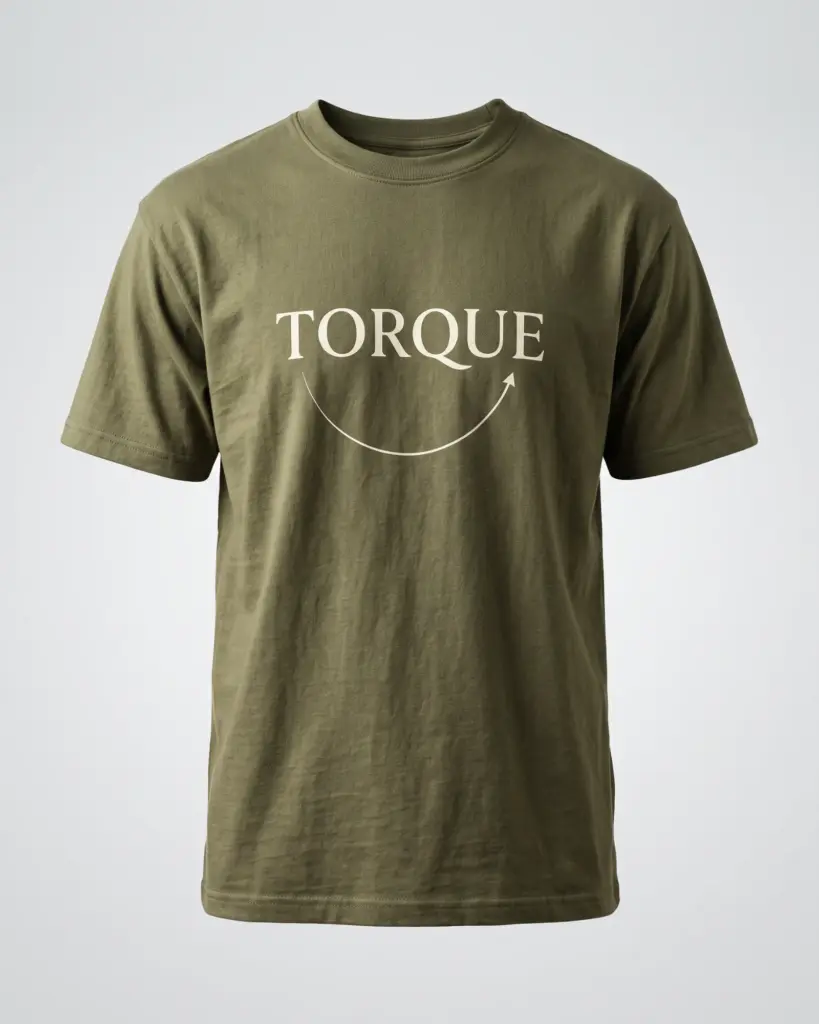 SMR Brand Torque Line Tee olive front view